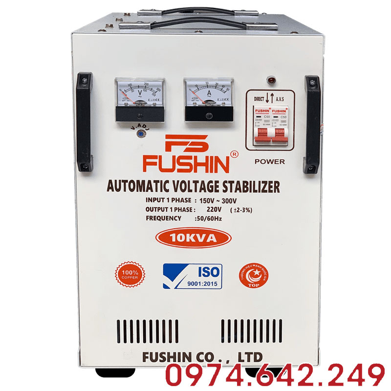 Ổn áp Fushin 1 pha 10kVA