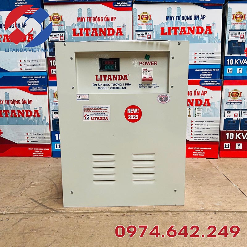 Ổn áp treo tường Litanda 20kVA
